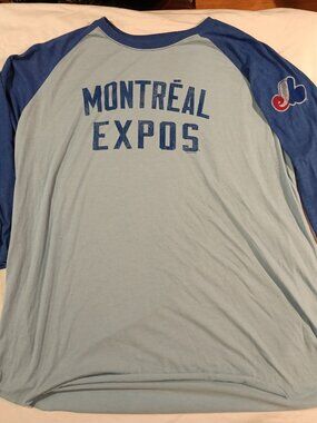 MLB Cooperstown Collection Montreal Expos - Long Sleeve Tee Size 2XL